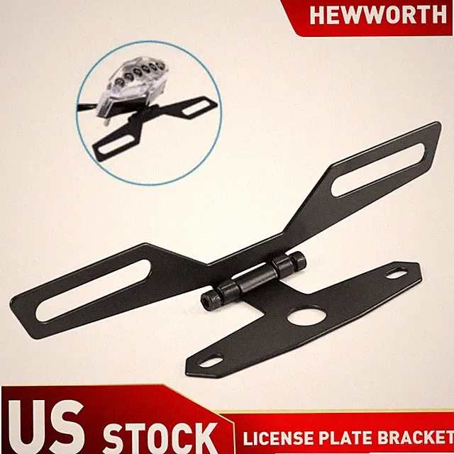 ATV Tail Light Plate Bracket for Motorcycle Scooter Dirt Bike Universal Mount