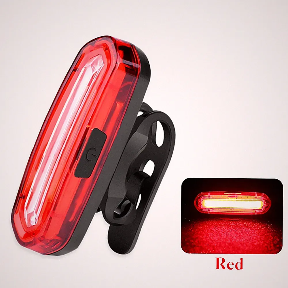Bicycle Taillight MTB Red Bike Rear Light USB Rechargeable LED Cycling Bike Warn