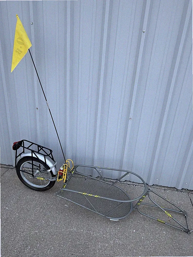BOB Ibex Bicycle Trailer 29er w/ suspension Touring Bikepacking Trail Crew Cargo