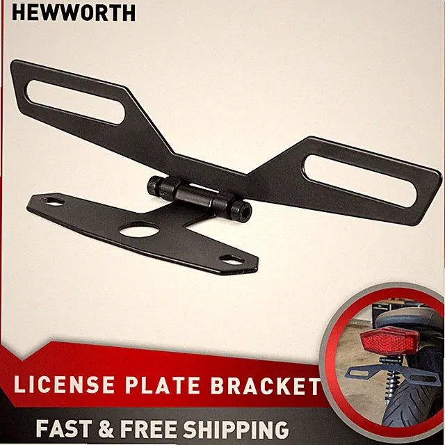 Dirt Bike Tail Light Bracket for Motorcycle ATV Scooter Universal Plate Mount