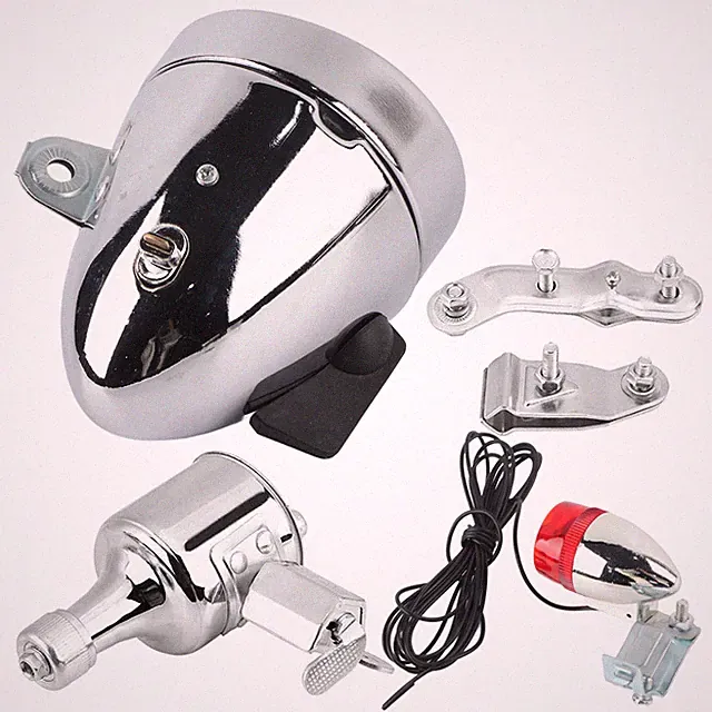 Dynamo Light Kit Waterproof Safety Cycling Lighting System for BMX Cruis