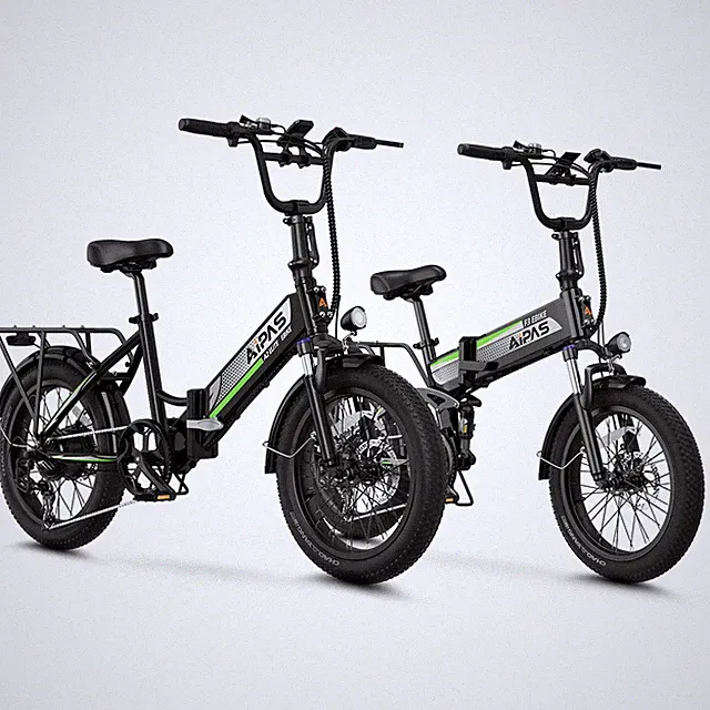 E-Folding Bike 1500W/750W 20" Fat Tire 48V 62 Mi Range 28MPH Commuter