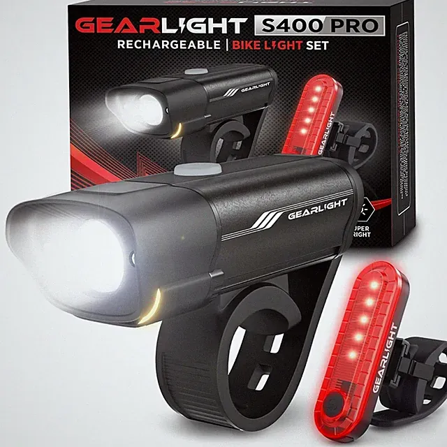 LED Bicycle Light Set for Mountain Kids Night Riding