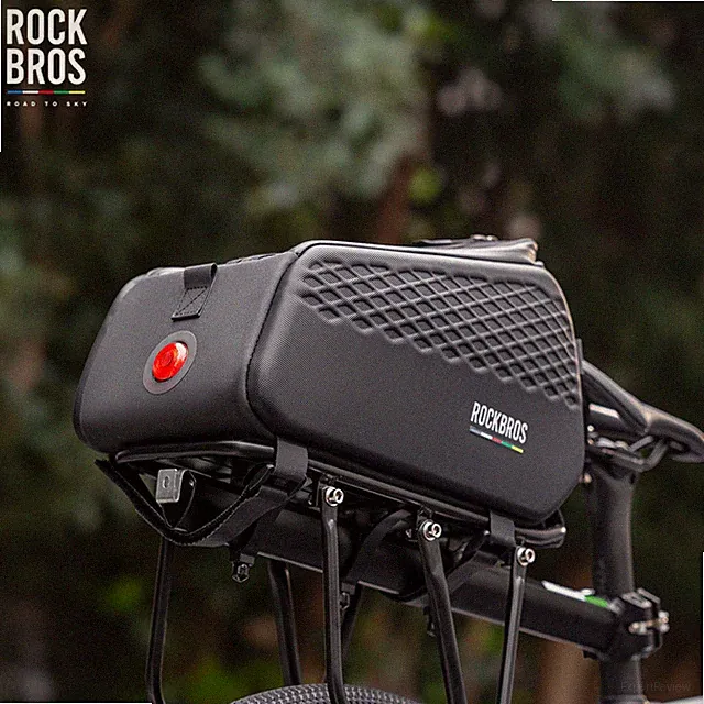 ROCKBROS Bicycle Pannier Bag MTB Gravel Road Bike Hard-Shell Rear Rack Seat Bag