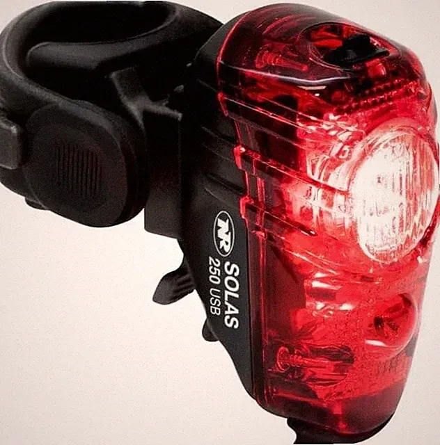 Solas 250 Lumens USB Rechargeable Bike Tail Light Powerful Daylight Visible